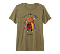 TWAS The Tap Water M'Lord Funny Cat Warrior Camiseta Premium