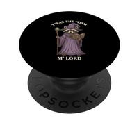 TWAS The Tism M Lord Raccoon Wizard Book, Tema de fantasía mágica PopSockets PopGrip Adhesivo