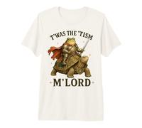 T'Was The 'Tism M'Lord Funny Autism Awareness Frog Knight Camiseta Premium