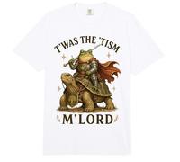 T'Was The 'Tism M'Lord Funny Autism Awareness Frog Knight Comfort Colors Adult Heavyweight T-Shirt