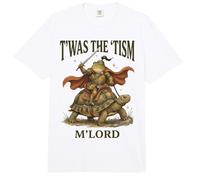 T'Was The 'Tism M'Lord Funny Autism Awareness Frog Knight Comfort Colors Adult Heavyweight T-Shirt