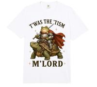 T'Was The 'Tism M'Lord Funny Autism Awareness Frog Knight Comfort Colors Adult Heavyweight T-Shirt