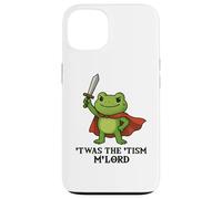 'TWAS The 'Tism M'Lord Funny Frog con Espada y Capa Carcasa para iPhone 13