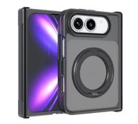 Twaynorb Case for iPhone 18 Duo with 360° Rotating Stand | Foldable Phone Protective Case, Full Hinge Coverage, Clear PC Back, Shockproof TPU Frame, Magnetic Compatible Cover