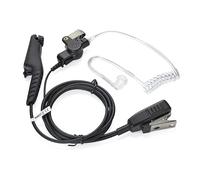 TWAYRDIO Auricular de vigilancia con micrófono para Motorola MOTOTRBO R7 ION MXP600 APX N70 radios bidireccionales, tubo acústico encubierto Walkie Talkie con micrófono para policía de seguridad