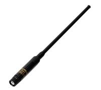 TWAYRDIO BNC de doble banda 70 cm 2 m 144/430 mhz 28 cm / 11 pulgadas-109 cm / 43 pulgadas antena de radio portátil telescópica extensible para Kenwood Icom IC-F50V IC-F50 IC-M88 Radio de 2 vías