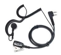 TWAYRDIO Walkie Talkie Auricular de radio bidireccional con micrófono y gancho en forma de G para ICOM ID-51A ID-51 ID-31A ID-52A VHF/UHF Transceptor digital IC-A25N IC-A25C VHF Transceptor de banda