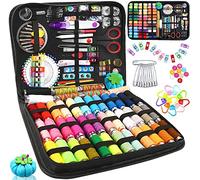 TWBEST 304pcs Kit de Costura,Accesorios de Costura Premium con Funda de Transporte,Costura Kit de Accesorios con Juego de Herramientas,Accesorios Costura para Hogar,Viajes,Uso de Emergencias (304)
