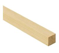 TWE - Tucci Wood Essence Listones de madera maciza de abeto | tablas cepilladas en cuatro lados, biseladas en los bordes | listones de madera al metro | Fabricado en Italia (20 x 20 x 1000)