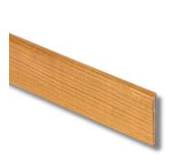 TWE - Tucci Wood Essence Zócalo de madera Tanganika para interiores, fabricado en Italia, resistente a los lavados. Tamaño teñido natural. Paquete de 1 unidad (10 x 70 x 2400 mm)