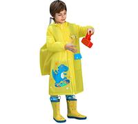 Tween Girl Fashion Boy Girl - Patrón de dinosaurio EVA con sombrero, bolsa, botón de moda (amarillo, 4-5 años)