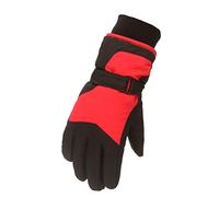Tween - Guantes de ciclismo de invierno para niñas y niños, guantes gruesos | Puños de punto resistentes al viento, impermeables, correa ajustable antideslizante, aislamiento cálido