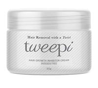 Tweepi Crema inhibidor del crecimiento del cabello, depilación permanente para el cuerpo y la cara, crema de huevos de hormiga moderna, sin parabenos, crema facial y cuerpo, hecha en Reino Unido, 50 g