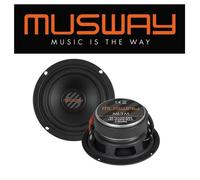 Musway ML3M 7,5 CM (3”) Woofer Altavoz de Graves Medios Kickbass 1 Par 120Watt