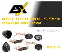 Tweeter de neodimio de tela ESX VXP 6.2T 25 mm (1") 250 vatios VISION PRO...