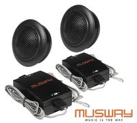 Musway MQ-6.2T Tweeter 25MM (2”) Gewebe-Neodym-Hochtöner 250 Vatios 1 Par