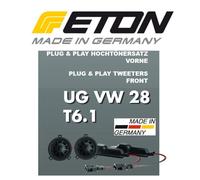 Eton Ug VW 28 T6.1 Enchufe & Jugar Tweeter Compatible Con Bus Transporter