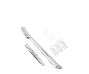 Tweezerman Brow Razor & Mini Tweezer Set Set de cejas 1 piezas