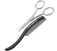 Tweezerman Juego de tijeras para bigote con peine 1 un.