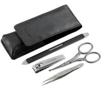Tweezerman Kit esencial de aseo: Pinza, tijeras, cortaúñas y herramienta para uñas 1 un.