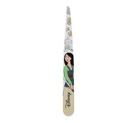 TWEEZERMAN Pinza de depilar inclinada para cejas, acero, Mulan