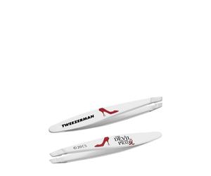 Tweezerman The Devil Wears Prada 2 Mini Slant Tweezer - Mini pinza de depilar biselada blanca Pinzas 1 piezas Weiß