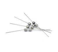 TWEFTPKD 200 Uds 3,6 * 10mm Rotura rápida Tomar el Tubo Fusible de Vidrio de Plomo 3,6x10mm 250V Lento 0.5A 1A 2A 3A 3.15A 4A 5A 6.3A(Fast Break,5A)