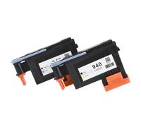 TWEJHX 2PCS C4900A C4901A Cabeza de impresión Compatible con 940 Series 940 para OfficeJet Pro 8000 8500 8500A Impresoras BK/Y C/M Piezas de reemplazo(2Pcs)