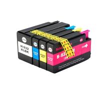 TWEJHX Paquete de 4 Cartuchos de Tinta 932XL 933XL compatibles con HP932XL HP933XL para impresoras OfficeJet 6100 6600 6700 7110 7610 7612(1SET)