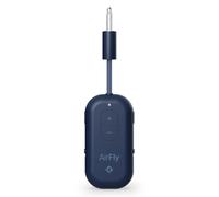 Twelve South AirFly Pro 2 Transmisor/Receptor Bluetooth 5.0 para TV/Avión a 2 Auriculares Inalámbricos - Adaptador Inalámbrico para AirPods, Avión, Coche, Gimnasio, Hogar, Uso con Cualquier Conector
