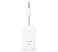 Twelve South AirFly Pro 2 Transmisor/Receptor Bluetooth 5.0 para TV/Avión a 2 Auriculares Inalámbricos - Adaptador Inalámbrico para AirPods, Avión, Coche, Gimnasio, Hogar, Uso con Cualquier Conector