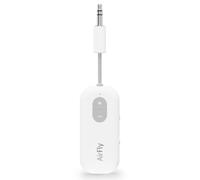 Twelve South AirFly SE | Transmisor inalámbrico Bluetooth /Adaptador para AirPods / Auriculares inalámbricos o con cancelación de ruido; uso en aviones y aparatos de gimnasia.