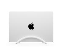 Twelve South BookArc Flex Soporte Vertical para Ahorrar Espacio para Apple MacBook y Ordenadores portátiles, Color Cromo (Blanco) para organizar el Trabajo y la Oficina en casa