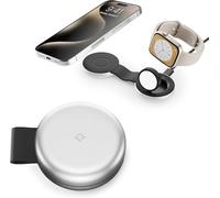 Twelve South Butterfly 2 en 1 Cargador inalámbrico Compacto Plegable con Adaptador de Viaje, Carga MagSafe Duo de 15 W para iPhone, Airpods y Apple Watch