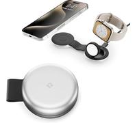 Twelve South Butterfly 2 en 1 Cargador inalámbrico Compacto Plegable con Adaptador de Viaje, Carga MagSafe Duo de 15 W para iPhone, Airpods y Apple Watch