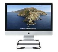 Twelve South Curve Riser Soporte de Monitor | Soporte de Escritorio ergonómico con Estante de Almacenamiento para iMac y Muestra, Negro Mate