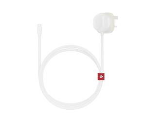 Twelve South PowerCord - Cargador rápido USB-C todo en uno de 30 W con compatibilidad universal, cable de carga de 10 pies + bloque adaptador de pared con USB-C PD 3.0, color blanco