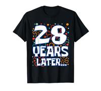 Twenty Eight 28 Years Later 28th Birthday Funny Party Meme Camiseta