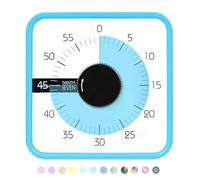 TWENTY5 Seven - Cuenta Regresiva de 19,1 cm, Temporizador Visual de 60 Minutos y 1 Hora - Herramienta educativa en el Aula, reunión de Oficina, Reloj de Cuenta Regresiva mecánico para niños,