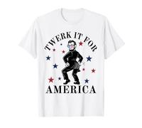 Twerk It For America Funny Patriotic Adult Humor 4 de julio Camiseta