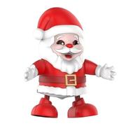 Twerking Santa Claus - 3AA Batería Muñeca Recargable eléctrica | Led Musical Dancing Christmas Toys | Ornamento de Baile Canto, iluminación, Interior, Familia, hogar, Vacaciones, Fiesta, Mesa