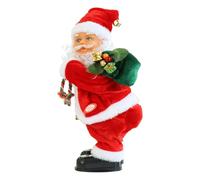 Twerking Santa, Electric Booty Shaking St. Nick Model, Animated Singing Christmas Decoration, Interactive Musical Dancing Holiday Figure, Fun Festive Visitor Toy Gift for Kids 10.24x4.72 Inches