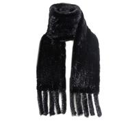 TWEW Bufanda de piel de visón suave para mujer - Elegante y cálido cubrecuellos