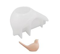 TWEW Molde creativo de silicona para velas con forma de pájaro, moldes de silicona para manualidades, textura de silicona, adecuado para manualidades