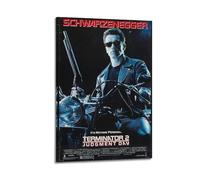 TWFSRXVWTS Póster decorativo de la película Terminator Arnold Schwarzenegger, lienzo decorativo para pared e impresión artística moderna para dormitorio familiar, 60 x 90 cm