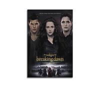 TWFSRXVWTS Póster decorativo de La saga Crepúsculo Amanecer, lienzo decorativo para pared e impresión artística moderna para decoración de dormitorio familiar, 30 x 45 cm