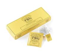 TWG Tea | Genmaicha | Té Verde | Arroz Asado y Reventado | 15 Bolsitas de Té de Algodón Cosidas a Mano | Caja de Regalo Originales
