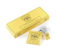 TWG Tea | Vanilla Bourbon Tea | Té de Rooibos | Vainilla | 15 Bolsitas de Té de Algodón Cosidas a Mano | Caja de Regalo Originales