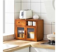 TWHZSAI Mueble de Cocina con aparador y Armario para Platos, Multifuncional, Color marrón (42 x 23 x 39 cm)