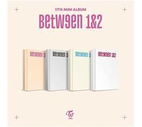 TWICE BETWEEN 1&2 11th Mini Album Cryptography Version CD+1p Poster+1p Folding Poster On Pack+PhotoBook+1p Polaroid+Postcard+1ea Sticker+5p PhotoCard+1ea Heart Glass+1p Message+Tracking Sealed